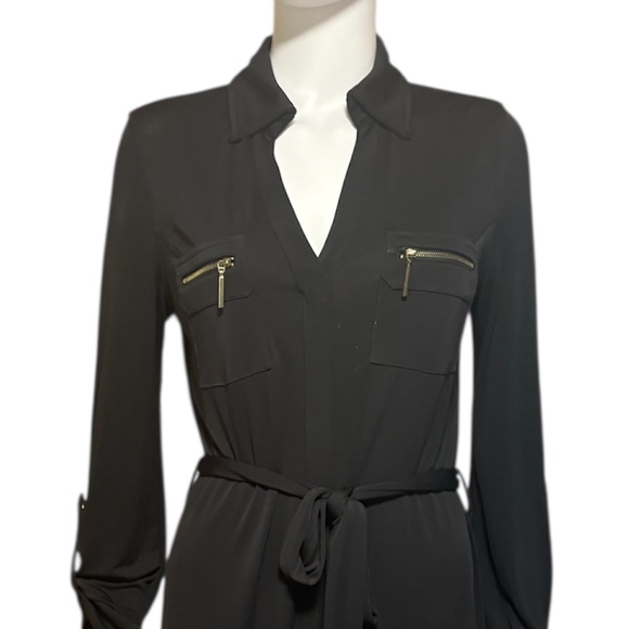 INC black dress long sleeve - size M - Picture 3 of 4